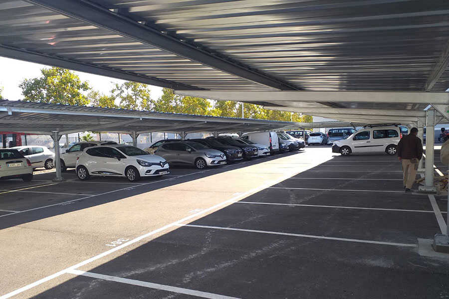 Marquesinas parkigns en Sevilla