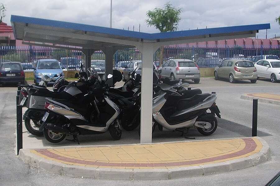 Marquesinas para motos en Sevilla